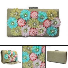 Bolso Floral relieve