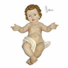 Figura GRANDE de Niño Jesús 55cm - Resina alta calidad  pintada a mano